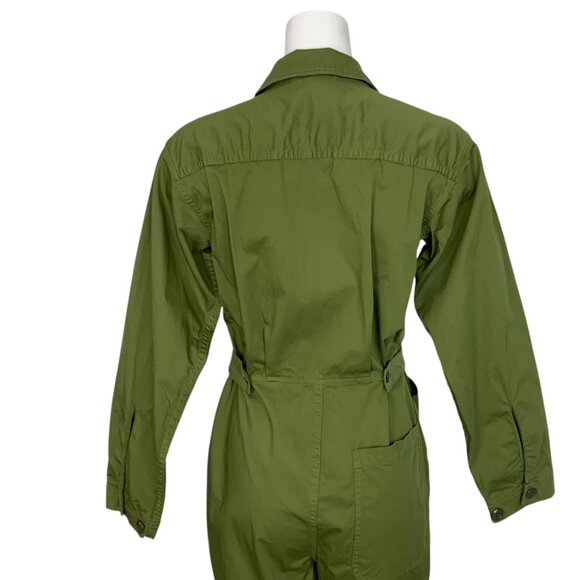 Alex Mill Standard Straight Leg Jumpsuit XS Army Green NEW - Picture 9 of 13